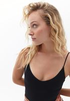 Women Black Seamless Crop Top