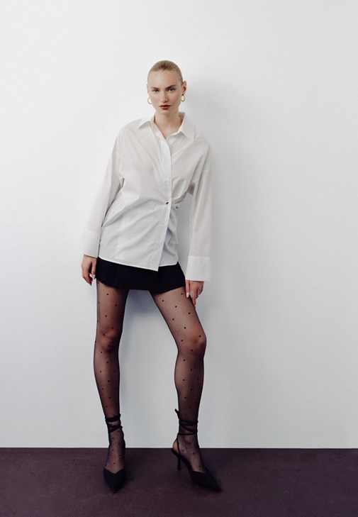 トップス herlipto Have It All Shirt white Goldie Shirt - White | Hang Ten