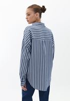 Bayan Çok Renkli Pamuklu Oversize Gömlek