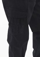 Women Black High Rise Cargo Jogger Pants