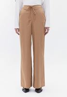 Women Brown High Rise Wide Leg Pants