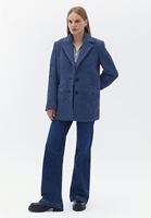 Bayan Mavi Oversize Blazer Ceket