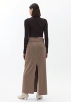 Women Brown Ultra High Rise Maxi Skirt