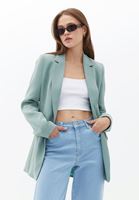 Women Green Classic Blazer