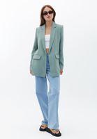 Women Green Classic Blazer