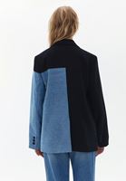 Women Black Oversize Blazer