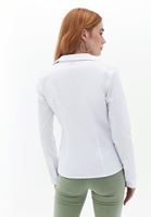 Women White Slim Fit Shirt