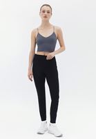 Women Black Ultra High Rise Leggings