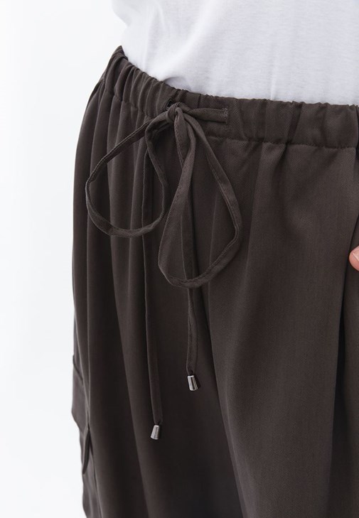 Tencel Oversize Gömlek ve Pantolon Kombini