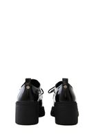 Women Black Macosen with Laces