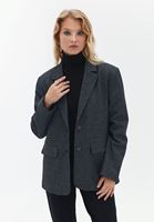 Women Grey Oversize Blazer