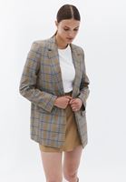 Ekoseli Blazer Ceket