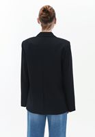 Women Black Oversize Blazer 