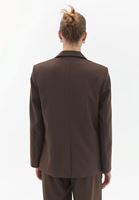 Women Brown Oversize Blazer 