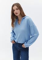 Kapüşonlu Crop Sweatshirt ve Pantolon Kombini