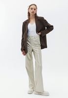 Bayan Kahverengi Oversize Blazer Ceket