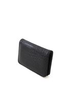 Women Black Crocodile Texture Wallet