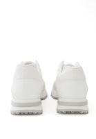 Women White High Sole Sneakers