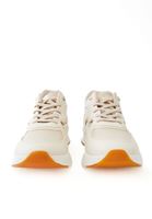 Women Beige High Sole Sneakers