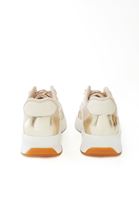 Women Beige High Sole Sneakers