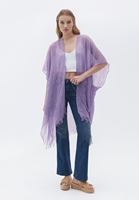 Bayan Lila Midi Boy Basic Kimono