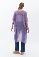 Bayan Lila Midi Boy Basic Kimono