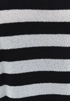 Women Mixed Striped Knitwear Sweater