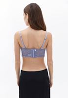 Bayan Lila Dantelli Bralet