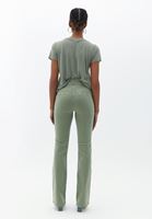 Women Green High Rise Bootcut Pants