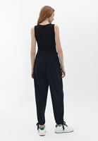 Women Black Soft Touch High Rise Jogger Pants