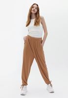 Women Brown Soft Touch High Rise Jogger Pants