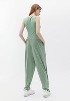 Women Green Soft Touch High Rise Jogger Pants