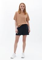 Women Black High Rise Mini Shorts