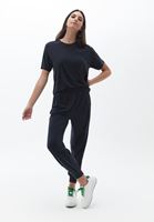 Bayan Siyah Yumuşak Dokulu Jogger Pantolon ( MODAL )