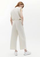 Women Cream High Rise Culotte Pants