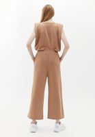 Women Brown High Rise Culotte Pants