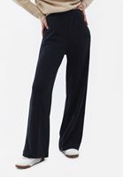 Women Black Soft Touch Wide Leg Pants