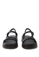 Women Black Sandal with Straps