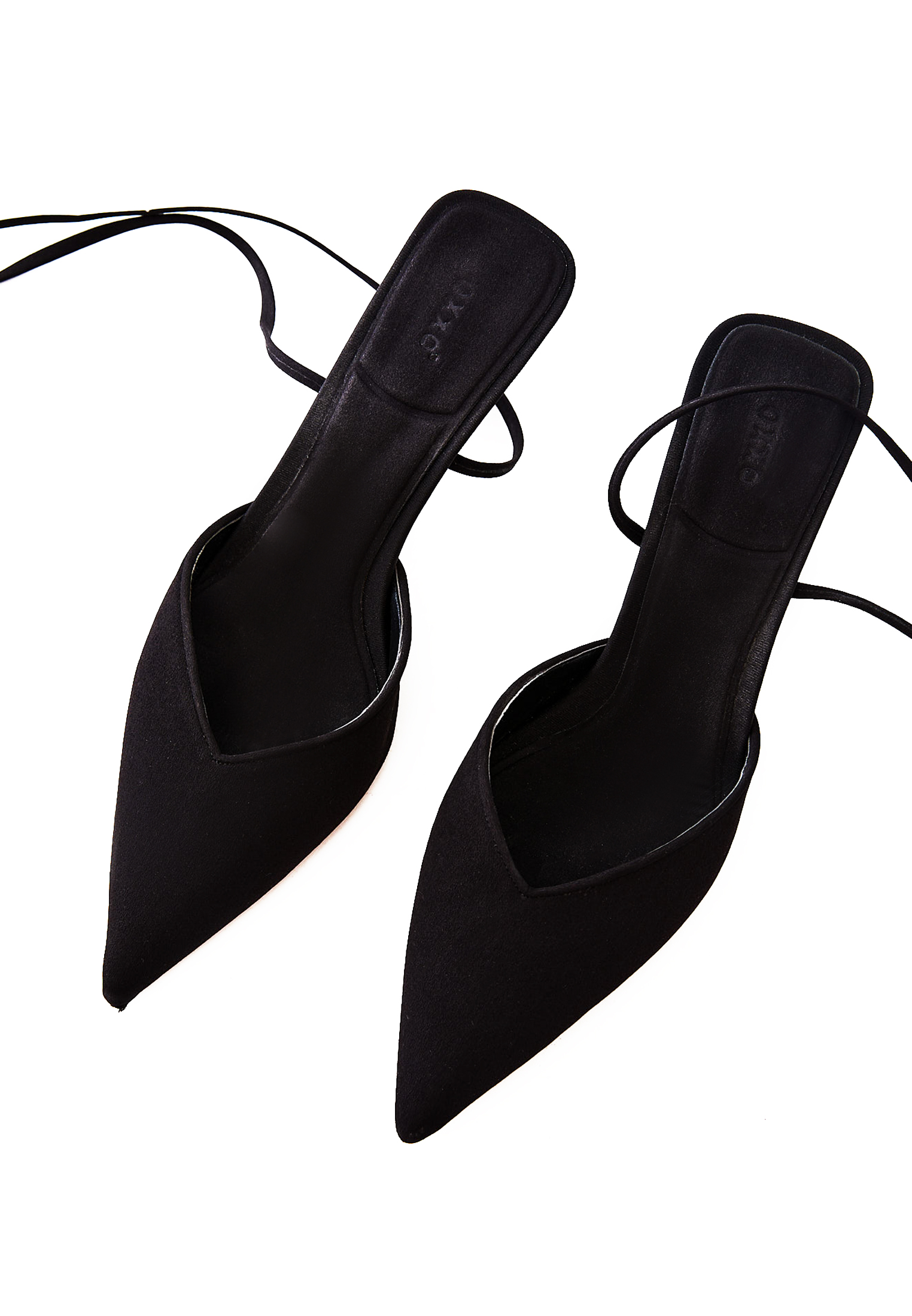 Black Lace-up Heels Online Shopping | OXXOSHOP