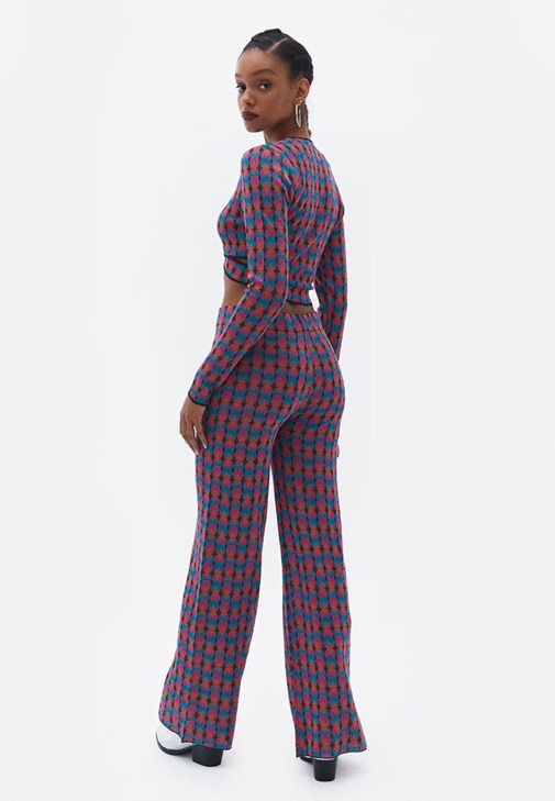 Culotte Pantolon ve Kazak Kombini