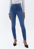 Bayan Mavi Ultra Yüksek Bel Skinny Pantolon