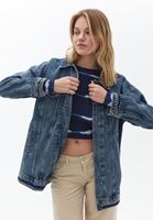 Women Blue Oversize Denim Jacket