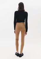 Women Beige High Rise Skinny Fit Pants