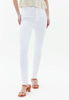 Women White High Rise Skinny Fit Pants