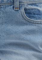 Women Blue Mid Rise Denim Shorts