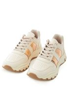 Women Beige High Sole Sneakers