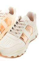 Women Beige High Sole Sneakers