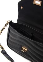 Women Black Bag with Chain Detail