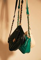 Women Green Bag with Chain Detail