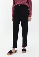 Women Black Ultra High Rise Baggy Fit Pants